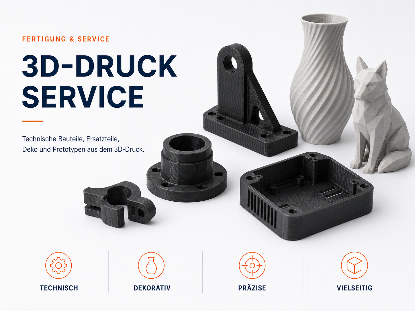 3D-Druck Service fuer technische Bauteile