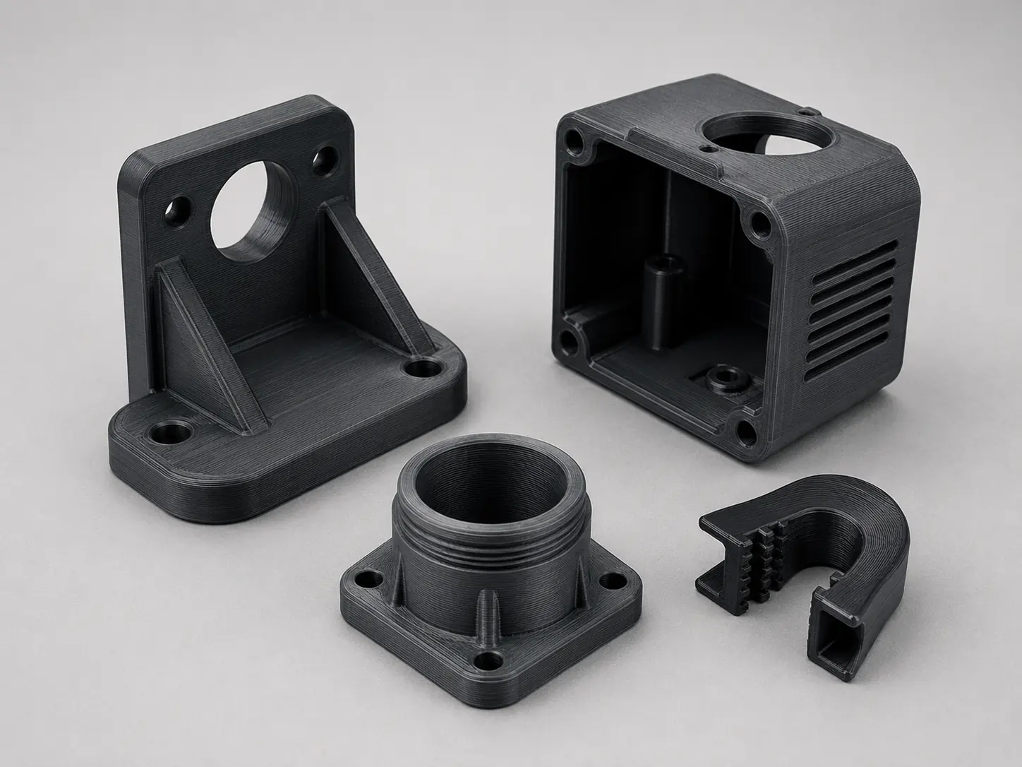 Technisches 3D-Druckteil als Beispiel fuer den Bestellprozess